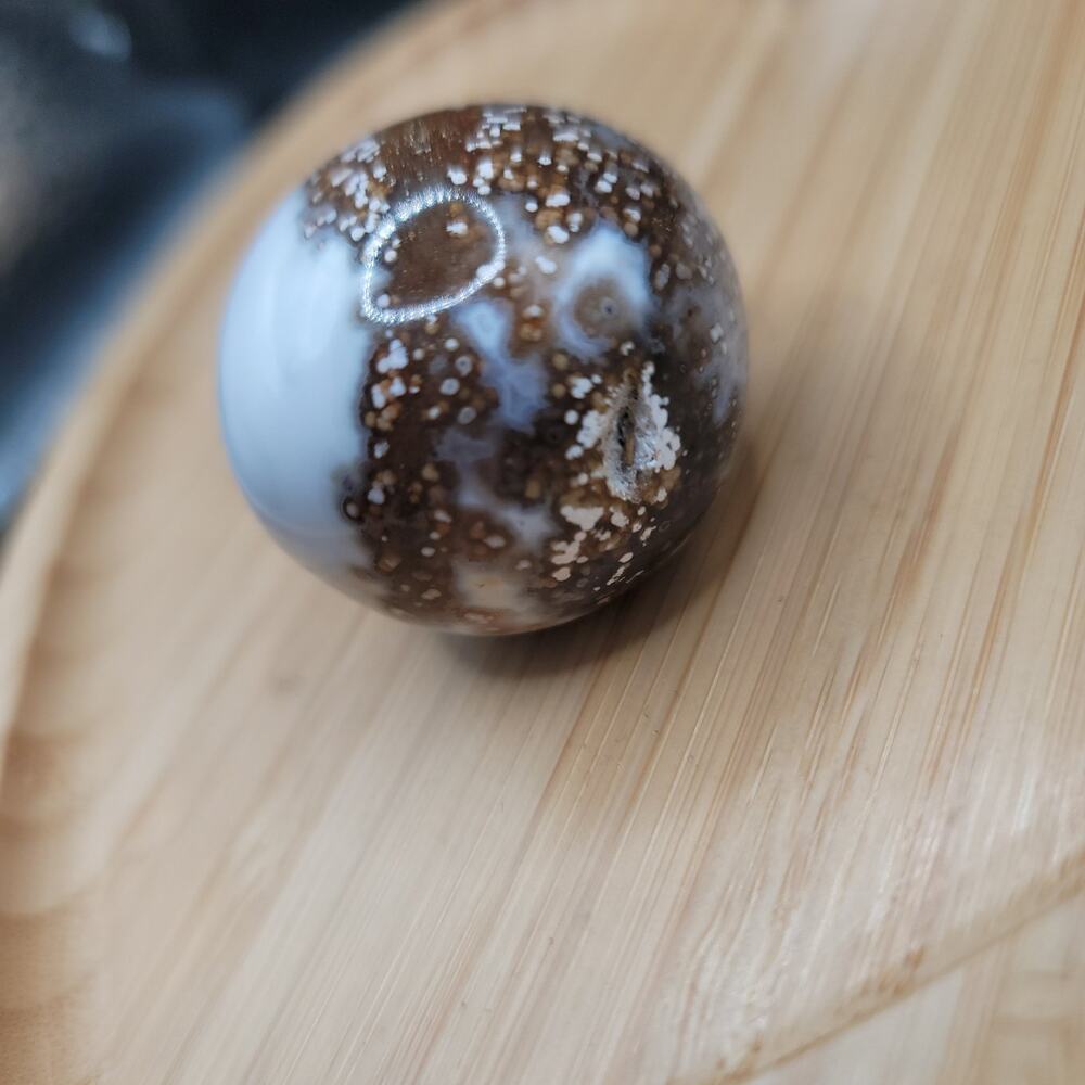 Orbicular Ocean Jasper Stone - Picture 2 of 5